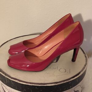 Via Spiga Red Leather Shoes